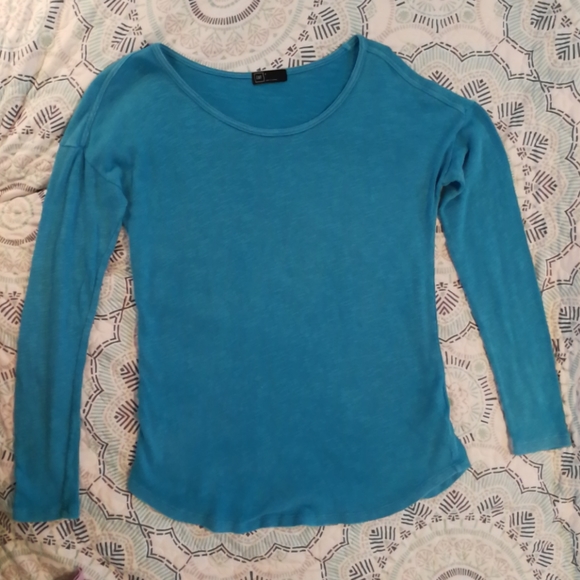 GAP Blue Long Sleeve Top - Picture 3 of 9